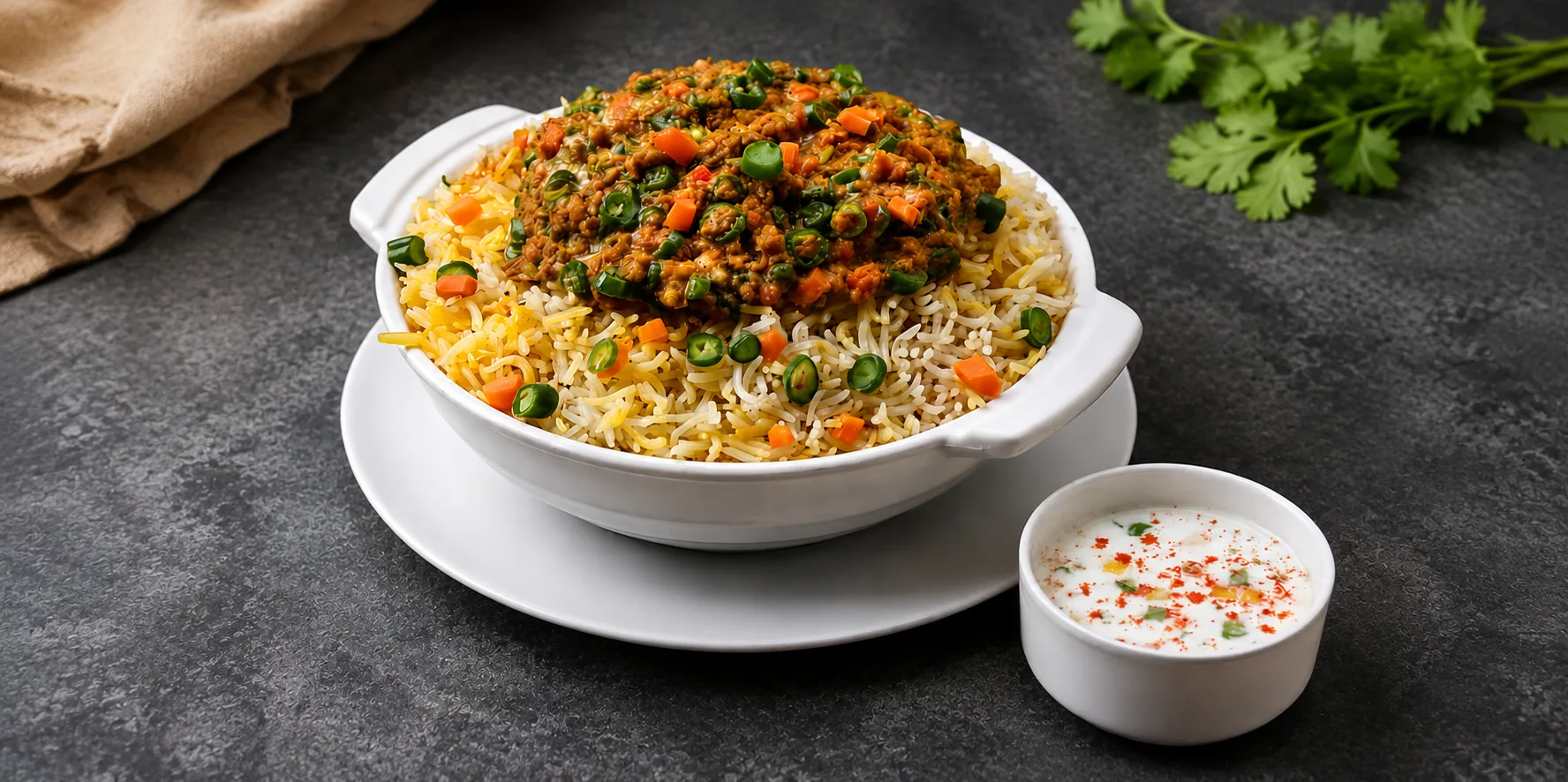 Keema Veg Biryani